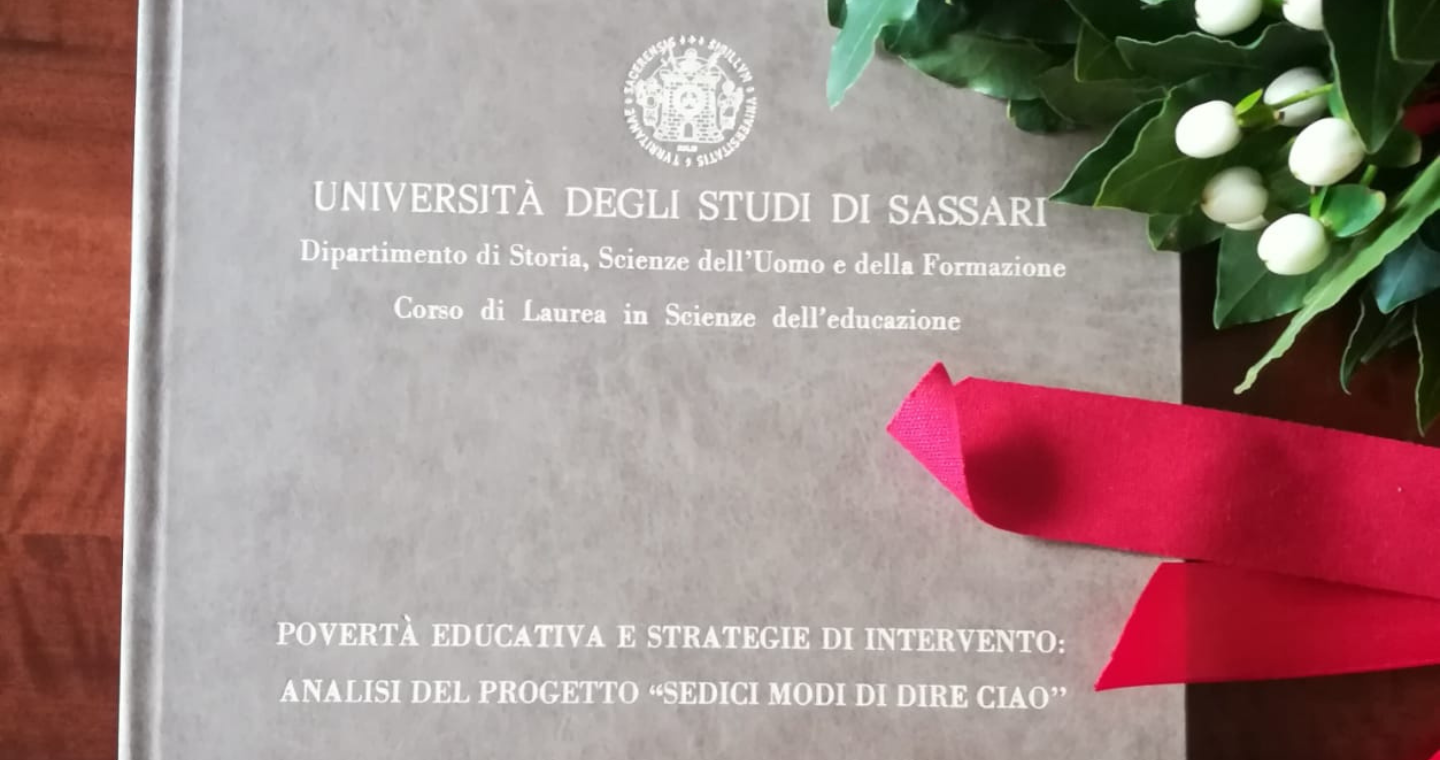 Prima tesi di laurea dedicata a Sedici Modi di Dire Ciao: l'autrice è la giffoner sarda Elisa Curreli